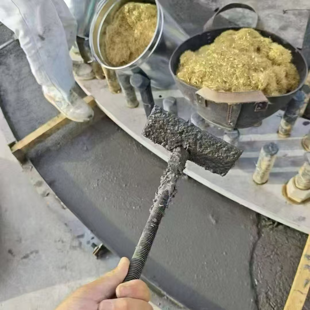翠峦C120钢纤维高强无收灌浆料 轧机压缩机汽轮机发电机锻压设备底座灌浆材料